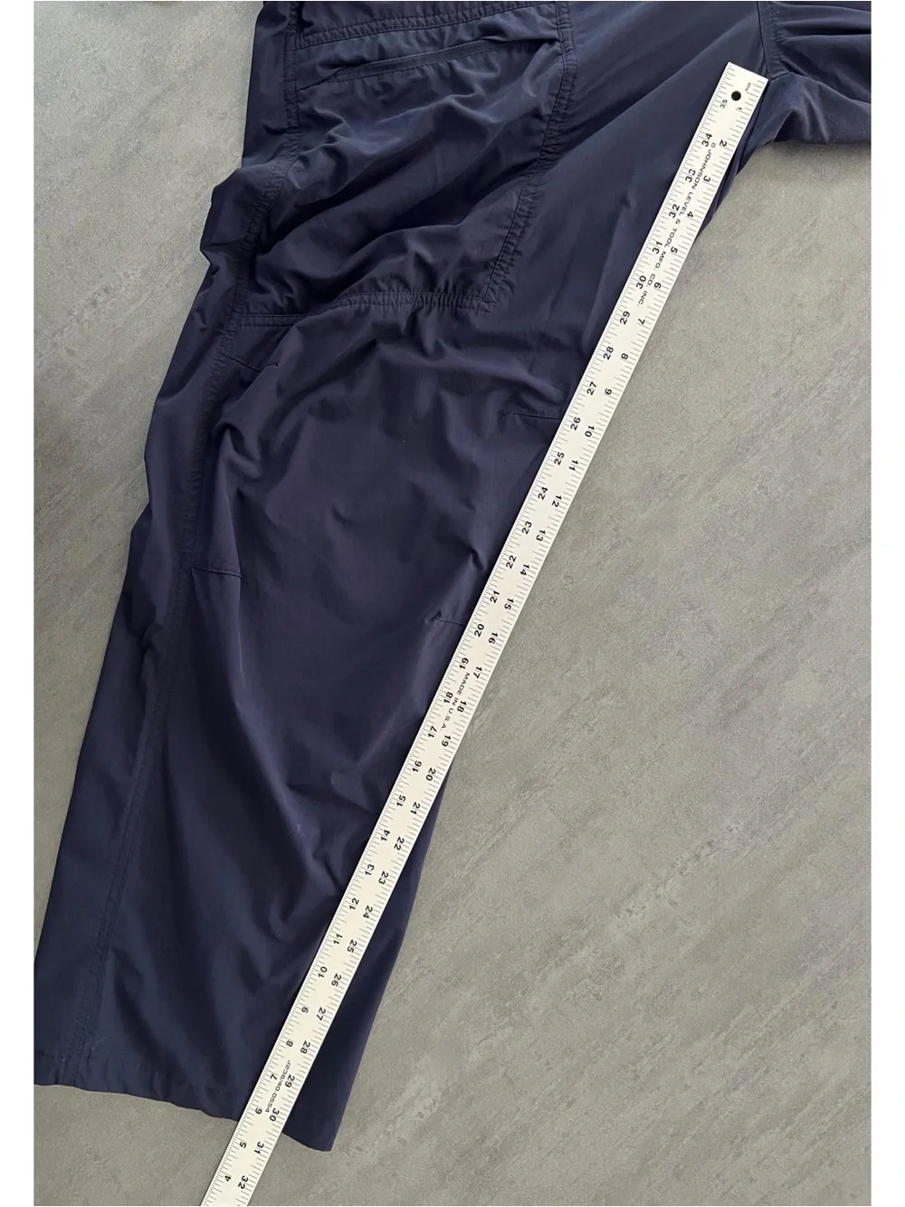 Free Soldier Tactical Navy Blue Belted Cargo Pants Men’s Size 38x30 Lightweight